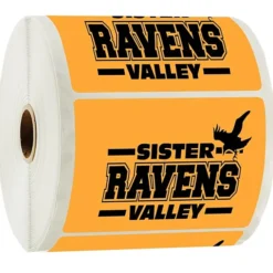 Sticker by the Roll - Rectangle - 3 inches x 4 inches