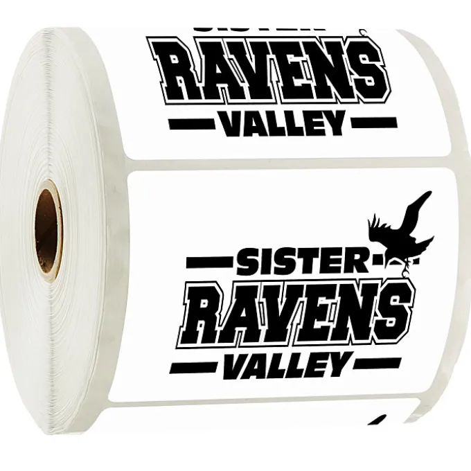 Sticker by the Roll - Rectangle - 3 inches x 4 inches