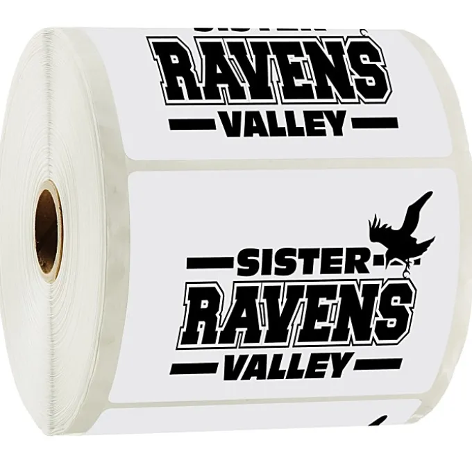 Sticker by the Roll - Rectangle - 3 inches x 4 inches