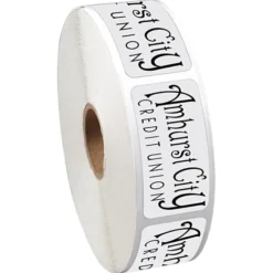 Sticker by the Roll - Rectangle - 1 inch x 2 inches