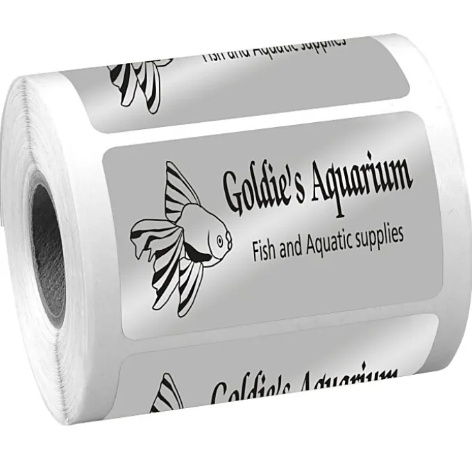 Sticker by the Roll - Rectangle - 1-1/2 inches x 2-1/2