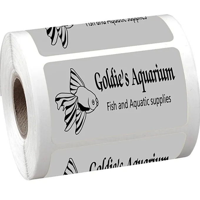 Sticker by the Roll - Rectangle - 1-1/2 inches x 2-1/2