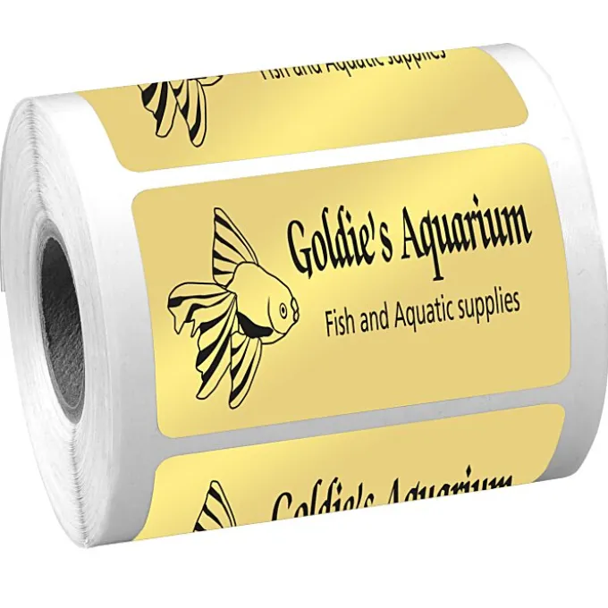 Sticker by the Roll - Rectangle - 1-1/2 inches x 2-1/2