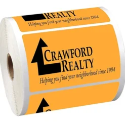 Sticker by the Roll - Rectangle - 2-1/2 inches x 4 inches