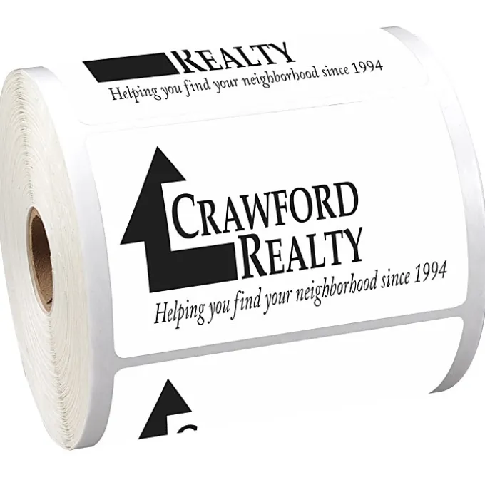 Sticker by the Roll - Rectangle - 2-1/2 inches x 4 inches