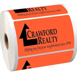Sticker by the Roll - Rectangle - 2-1/2 inches x 4 inches