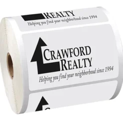 Sticker by the Roll - Rectangle - 2-1/2 inches x 4 inches
