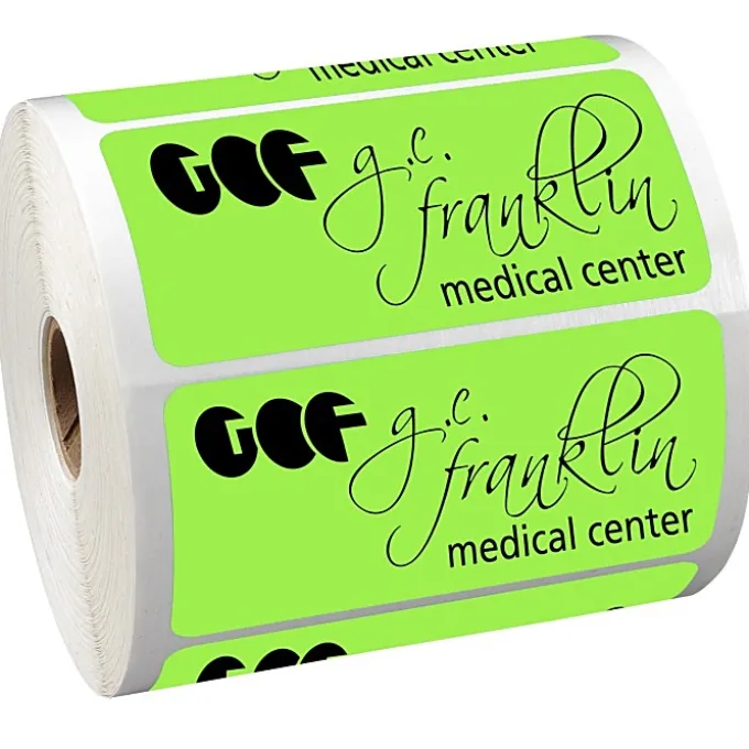 Sticker by the Roll - Rectangle - 2 inches x 4 inches