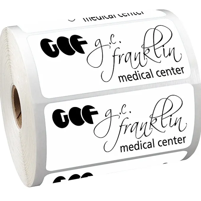 Sticker by the Roll - Rectangle - 2 inches x 4 inches