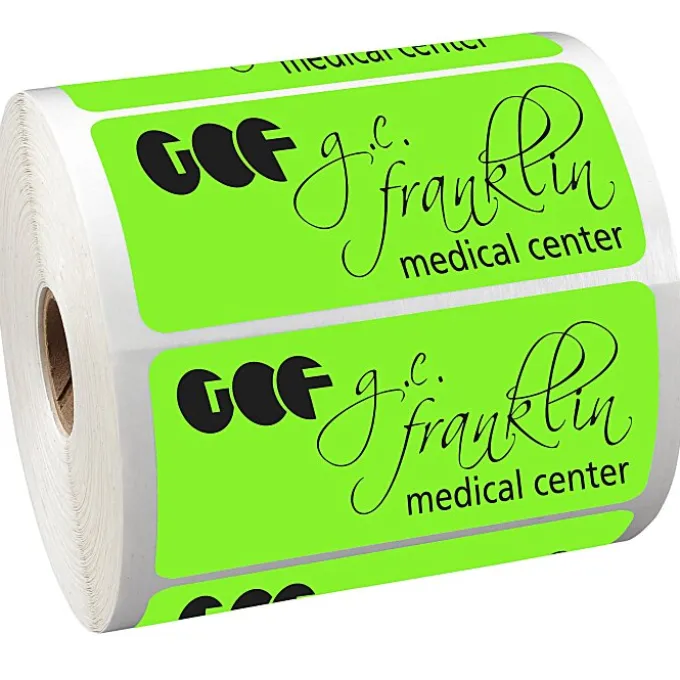 Sticker by the Roll - Rectangle - 2 inches x 4 inches