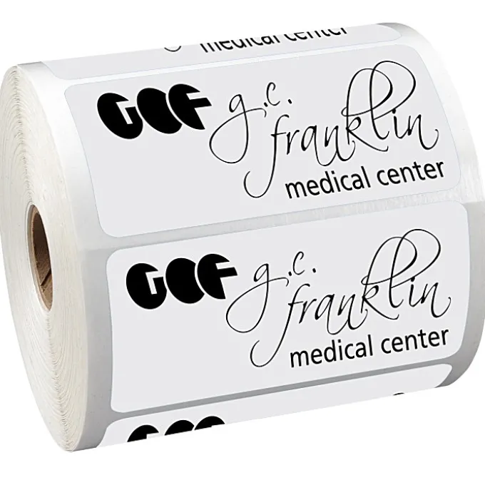 Sticker by the Roll - Rectangle - 2 inches x 4 inches