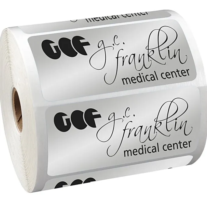 Sticker by the Roll - Rectangle - 2 inches x 4 inches