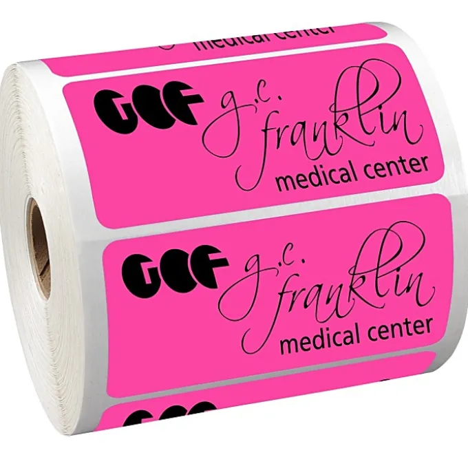 Sticker by the Roll - Rectangle - 2 inches x 4 inches