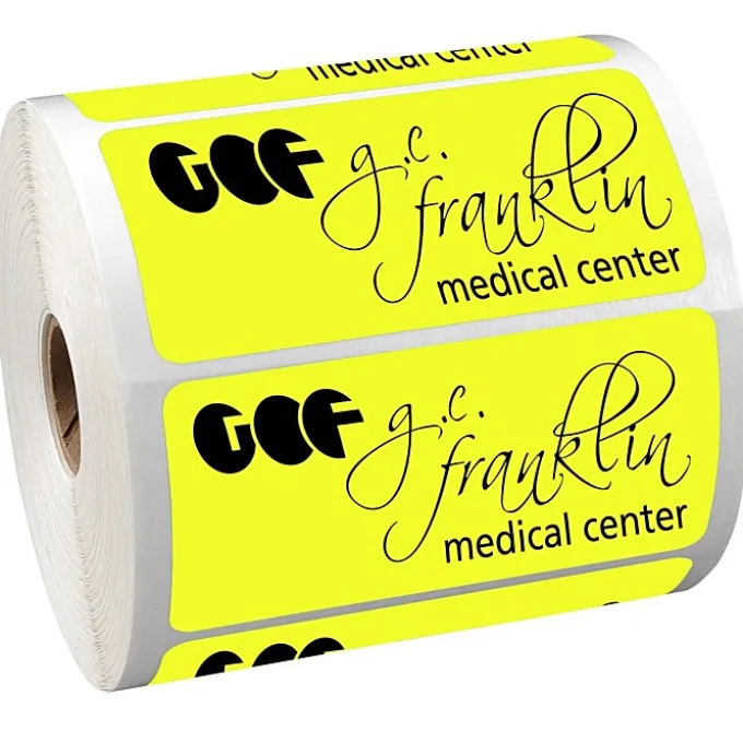 Sticker by the Roll - Rectangle - 2 inches x 4 inches