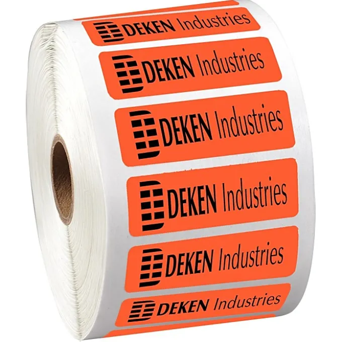 Sticker by the Roll - Rectangle - 3/4 inches x 2-1/4 inches