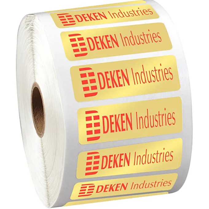 Sticker by the Roll - Rectangle - 3/4 inches x 2-1/4 inches