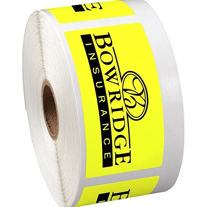 Sticker by the Roll - Rectangle - 1-1/2 inches x 3 inches