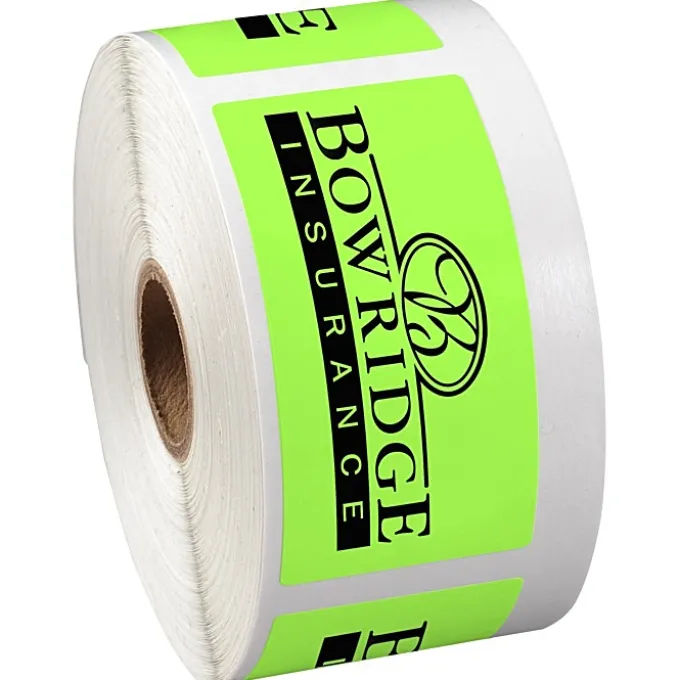 Sticker by the Roll - Rectangle - 1-1/2 inches x 3 inches