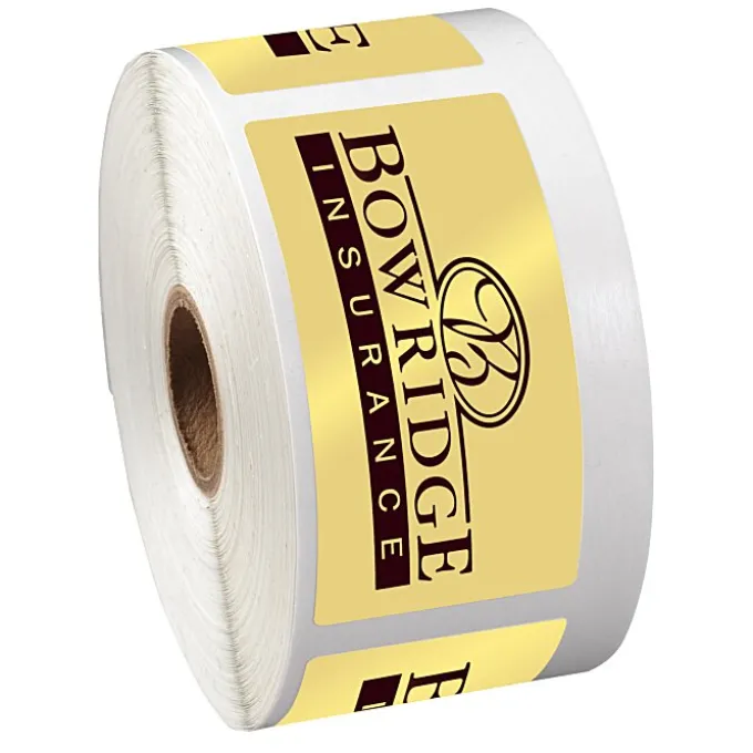 Sticker by the Roll - Rectangle - 1-1/2 inches x 3 inches