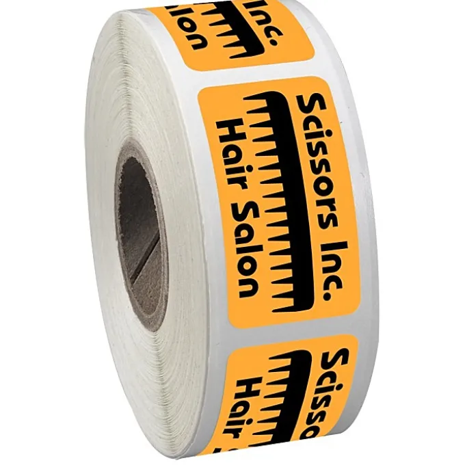 Sticker by the Roll - Rectangle - 3/4 inches x 1-1/2 inches