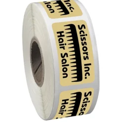 Sticker by the Roll - Rectangle - 3/4 inches x 1-1/2 inches