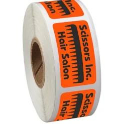 Sticker by the Roll - Rectangle - 3/4 inches x 1-1/2 inches