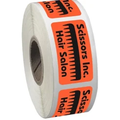 Sticker by the Roll - Rectangle - 3/4 inches x 1-1/2 inches