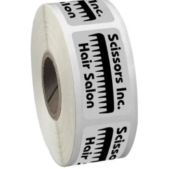 Sticker by the Roll - Rectangle - 3/4 inches x 1-1/2 inches