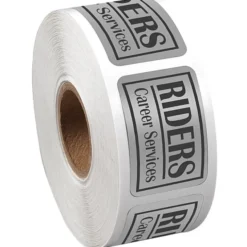 Sticker by the Roll - Rectangle - 1 inch x 1-1/2 inches