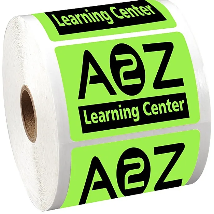 Sticker by the Roll - Rectangle - 2 inches x 2-3/4 inches