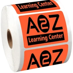 Sticker by the Roll - Rectangle - 2 inches x 2-3/4 inches