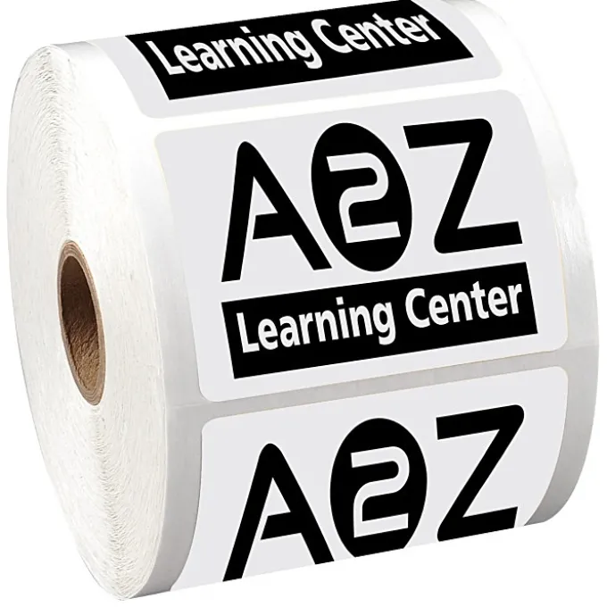 Sticker by the Roll - Rectangle - 2 inches x 2-3/4 inches