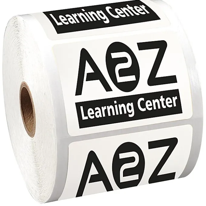 Sticker by the Roll - Rectangle - 2 inches x 2-3/4 inches