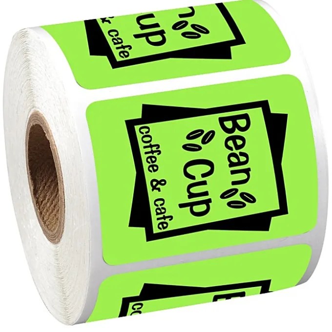 Sticker by the Roll - Rectangle - 1-1/2 inches x 2 inches