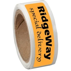 Sticker by the Roll - Rectangle - 7/16 inches x 1-3/4 inches