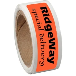 Sticker by the Roll - Rectangle - 7/16 inches x 1-3/4 inches