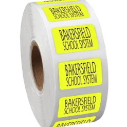Sticker by the Roll - Rectangle - 5/8 inches x 1 inch