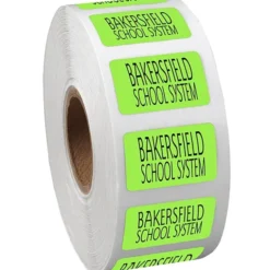 Sticker by the Roll - Rectangle - 5/8 inches x 1 inch