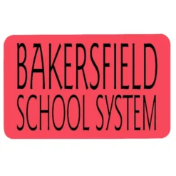 Sticker by the Roll - Rectangle - 5/8 inches x 1 inch
