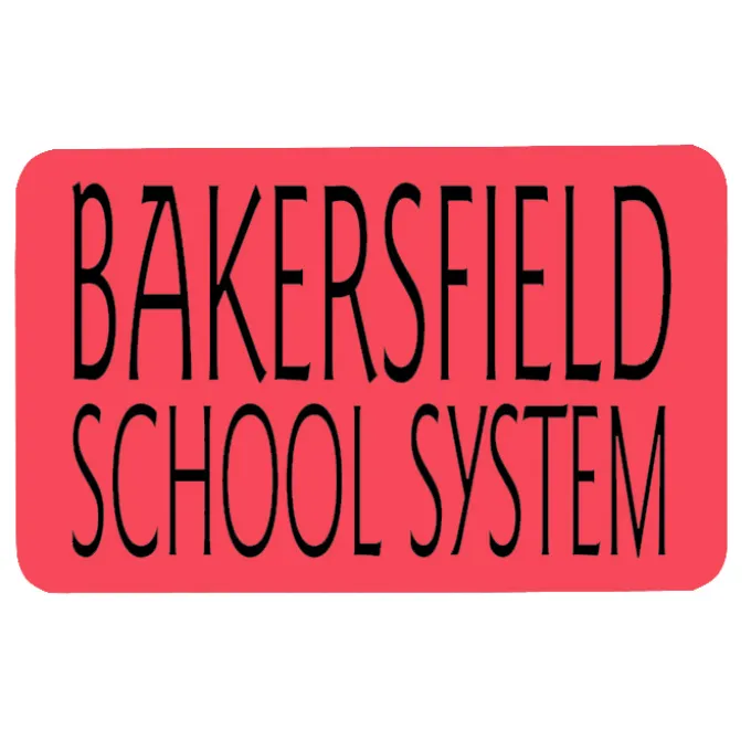 Sticker by the Roll - Rectangle - 5/8 inches x 1 inch