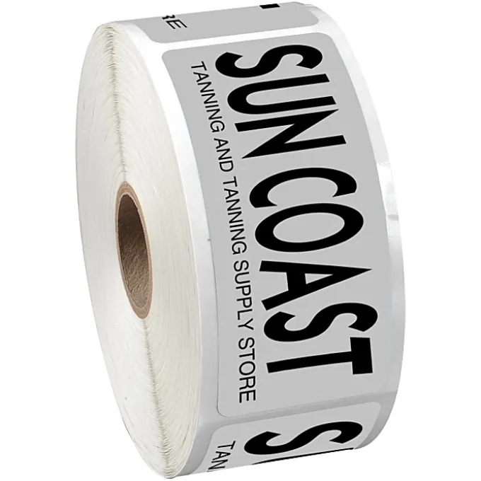 Sticker by the Roll - Rectangle - 1-1/2 inches x 3-1/2 inches
