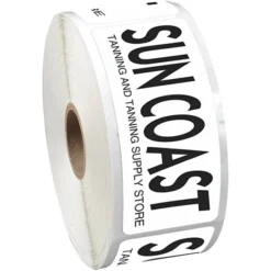 Sticker by the Roll - Rectangle - 1-1/2 inches x 3-1/2 inches