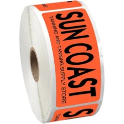 Sticker by the Roll - Rectangle - 1-1/2 inches x 3-1/2 inches