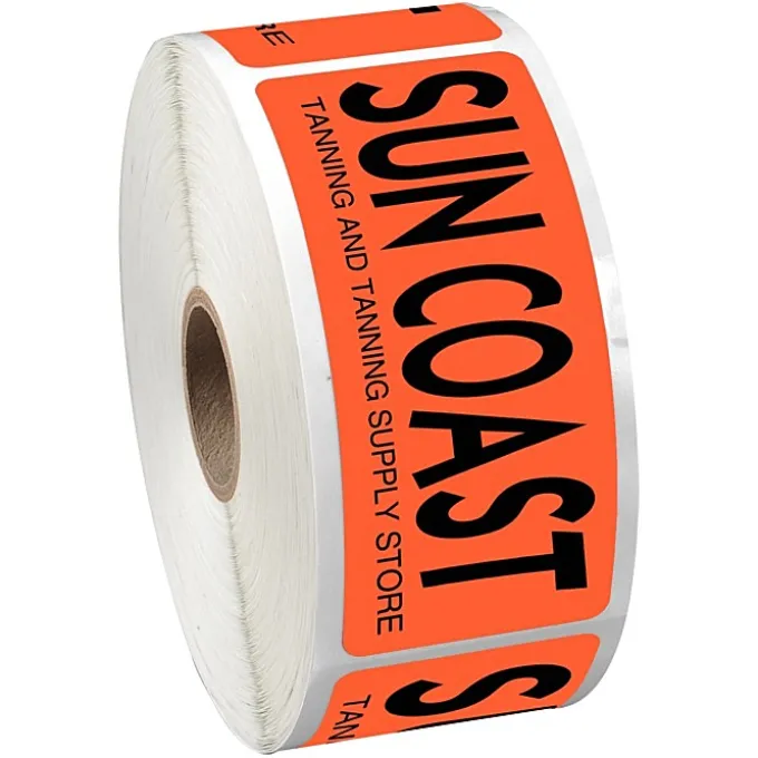 Sticker by the Roll - Rectangle - 1-1/2 inches x 3-1/2 inches