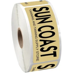 Sticker by the Roll - Rectangle - 1-1/2 inches x 3-1/2 inches