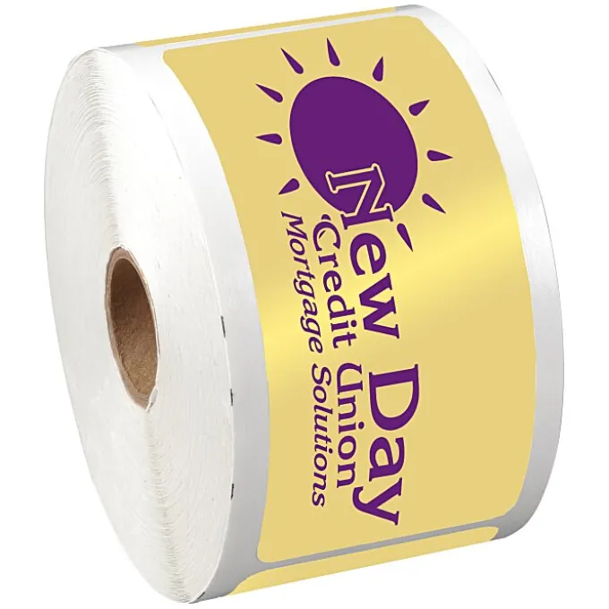 Sticker by the Roll - Rectangle - 2 inches x 4-5/8 inches