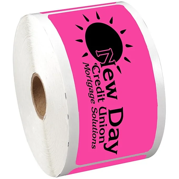 Sticker by the Roll - Rectangle - 2 inches x 4-5/8 inches
