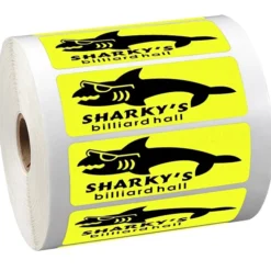 Sticker by the Roll - Rectangle - 1-1/4 inches x 3-5/8 inches