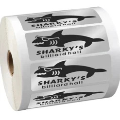 Sticker by the Roll - Rectangle - 1-1/4 inches x 3-5/8 inches
