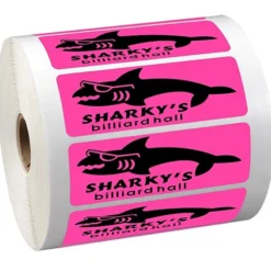 Sticker by the Roll - Rectangle - 1-1/4 inches x 3-5/8 inches